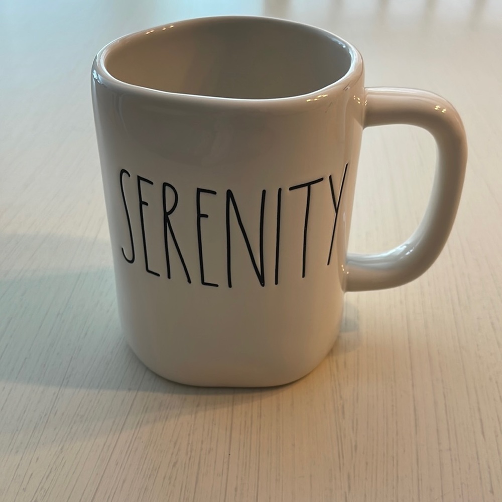 Rae Dunn “Serenity” Mug-never used
